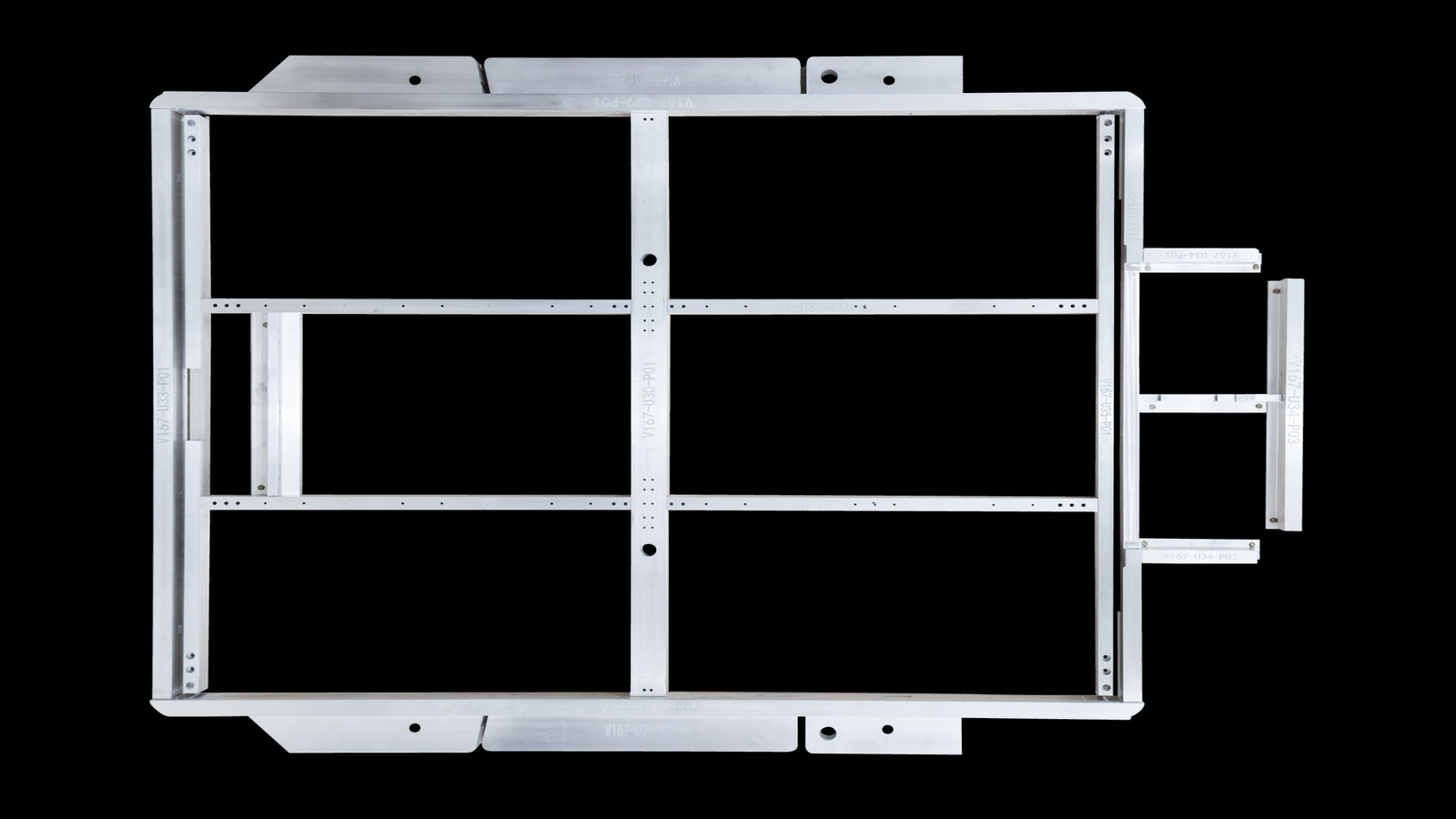 EV battery frame and structural housing